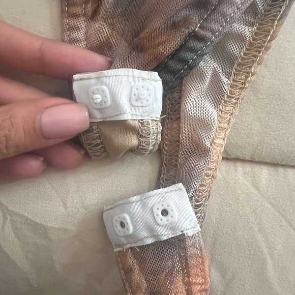 Mesh Ruched Bardot Bodysuit - Picture 4 of 6